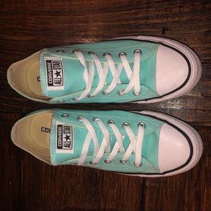 Teal Converse All star